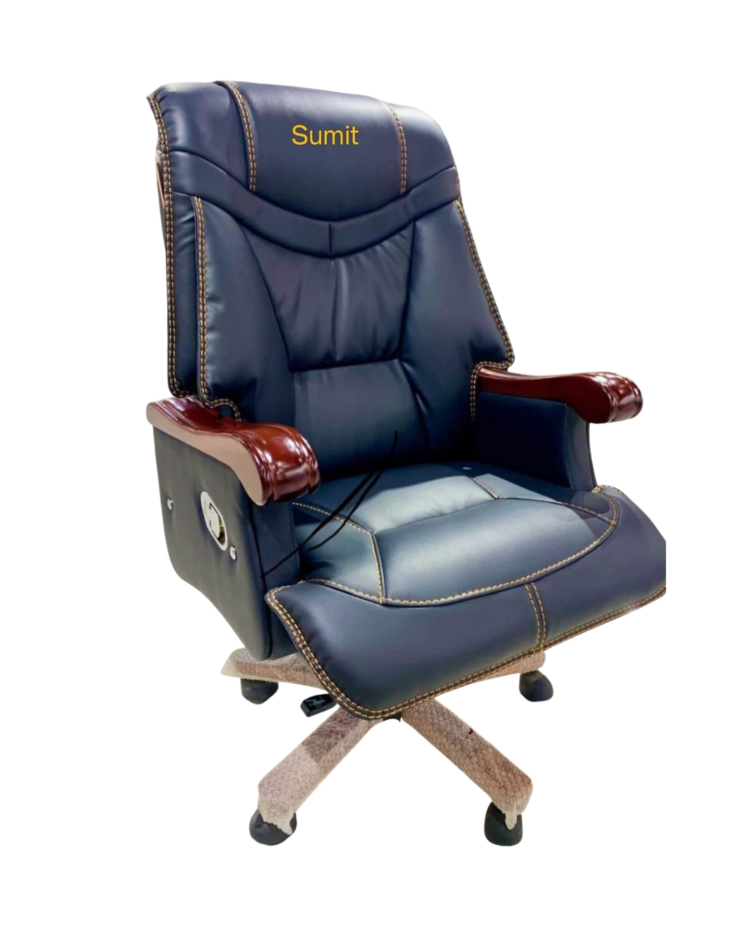 leather manual recliner chair f101#